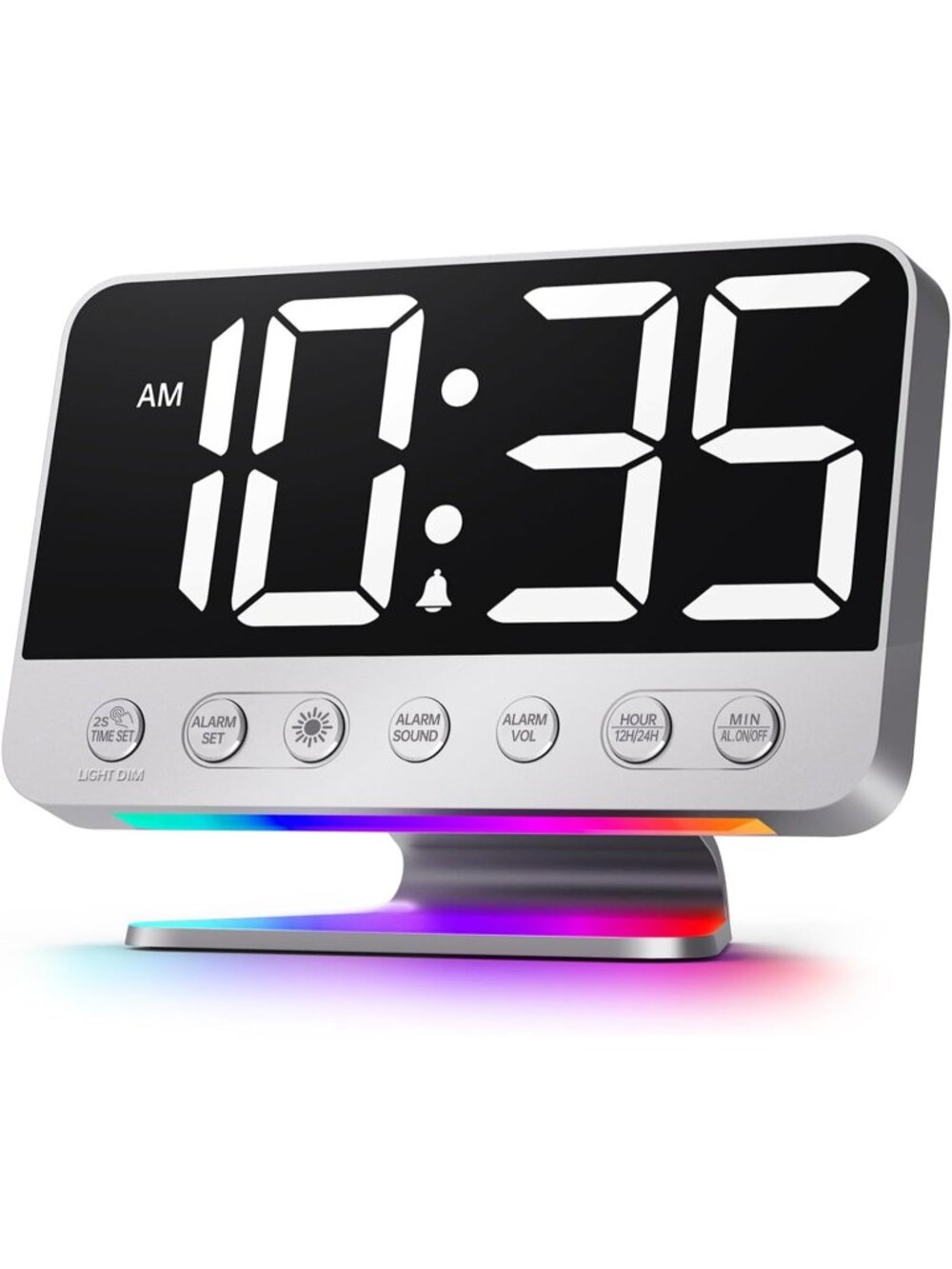 New Digital Alarm Clocks for Bedrooms: Easy to Read Across The Room